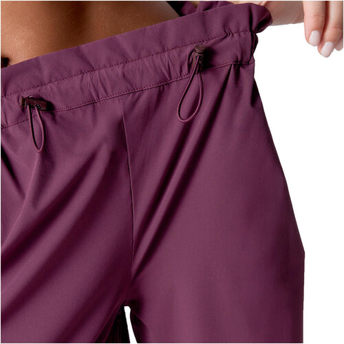 Black Limba pantalones y mallas largas fitness mujer KINETIC ROJO