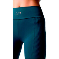 Black Limba pantalones y mallas largas fitness mujer TEMPO VERDE vista detalle