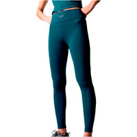 Black Limba pantalones y mallas largas fitness mujer TEMPO VERDE vista frontal