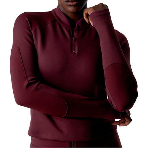 Black Limba sudaderas deportivas mujer PEAK MOTION ROJO