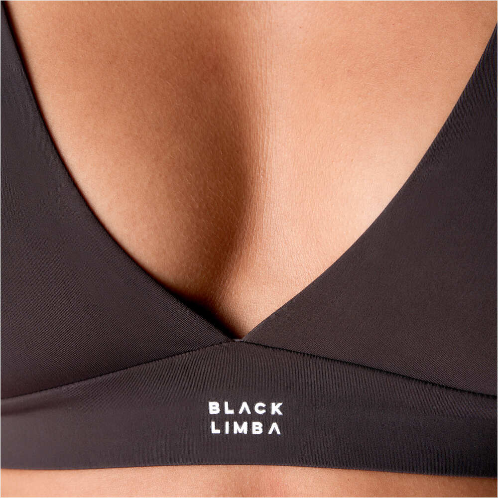 Black Limba sujetadores deportivos ERYX MARRON vista trasera
