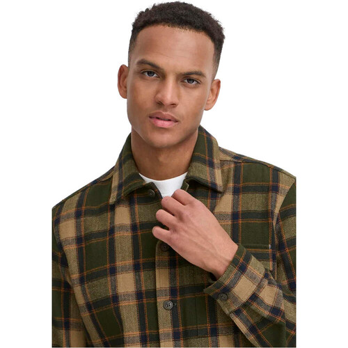 Blend camisa manga larga hombre OVERSHIRT VERDE