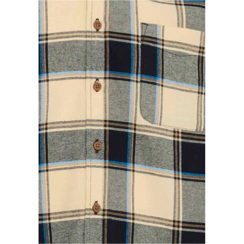 Blend camisa manga larga hombre SHIRT SQUARES AZUL vista detalle