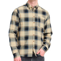 Blend camisa manga larga hombre SHIRT SQUARES AZUL vista frontal