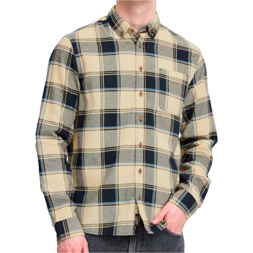 BLEND SHIRT SQUARES azul