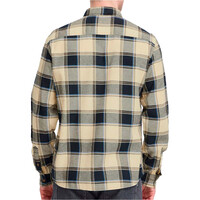 Blend camisa manga larga hombre SHIRT SQUARES AZUL vista trasera
