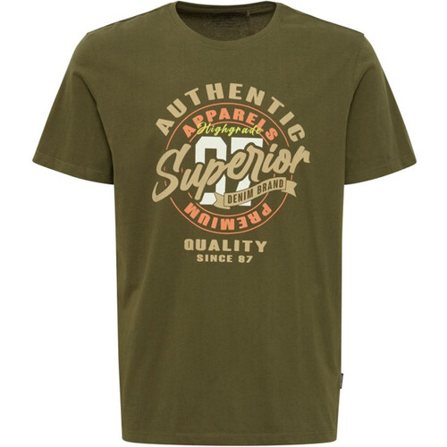 Blend camiseta manga corta hombre LETRAS VERDE