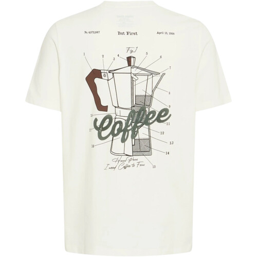 BLEND TEE BACK blanco