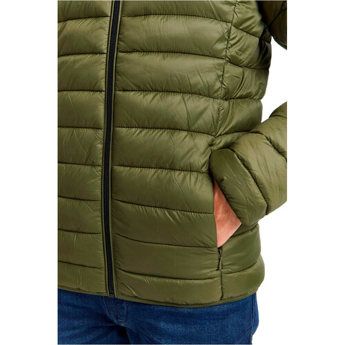 BLEND BHROMSEY JACKET CON CAPUCHA verde