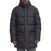 Blend chaquetas hombre LONG NEGRO vista frontal