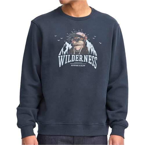 BLEND CREW SWETSHIRT ANIMAL azul