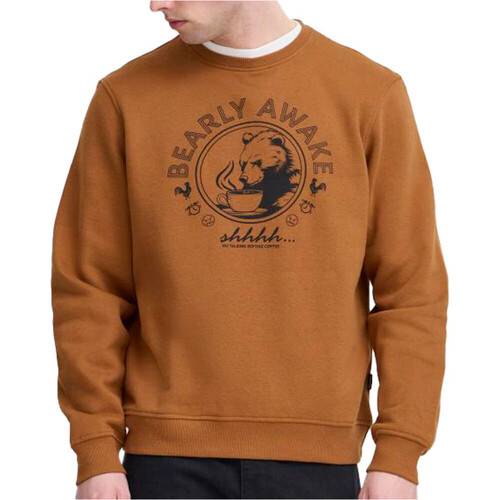 BLEND CREW SWETSHIRT marron