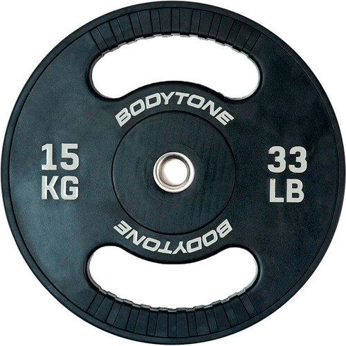 BODYTONE DISCO DE GOMA DE 15 KG CON AGARRE