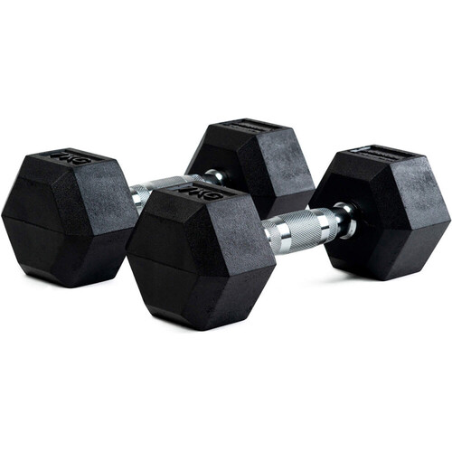 BODYTONE MANCUERNAS DE GOMA HEXAGONALES 7 KG