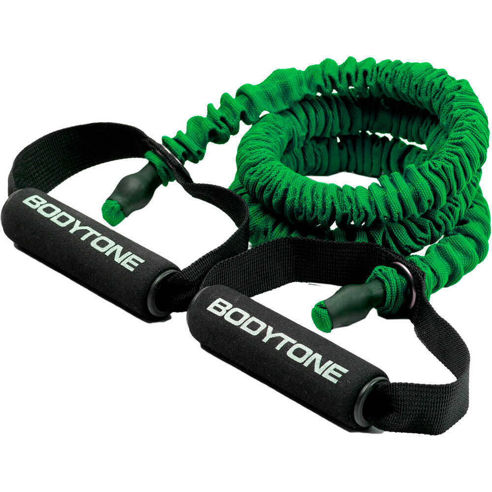 Bodytone tensores musculación TUBO ELASTICO CON REFUERZO PT1  vista frontal