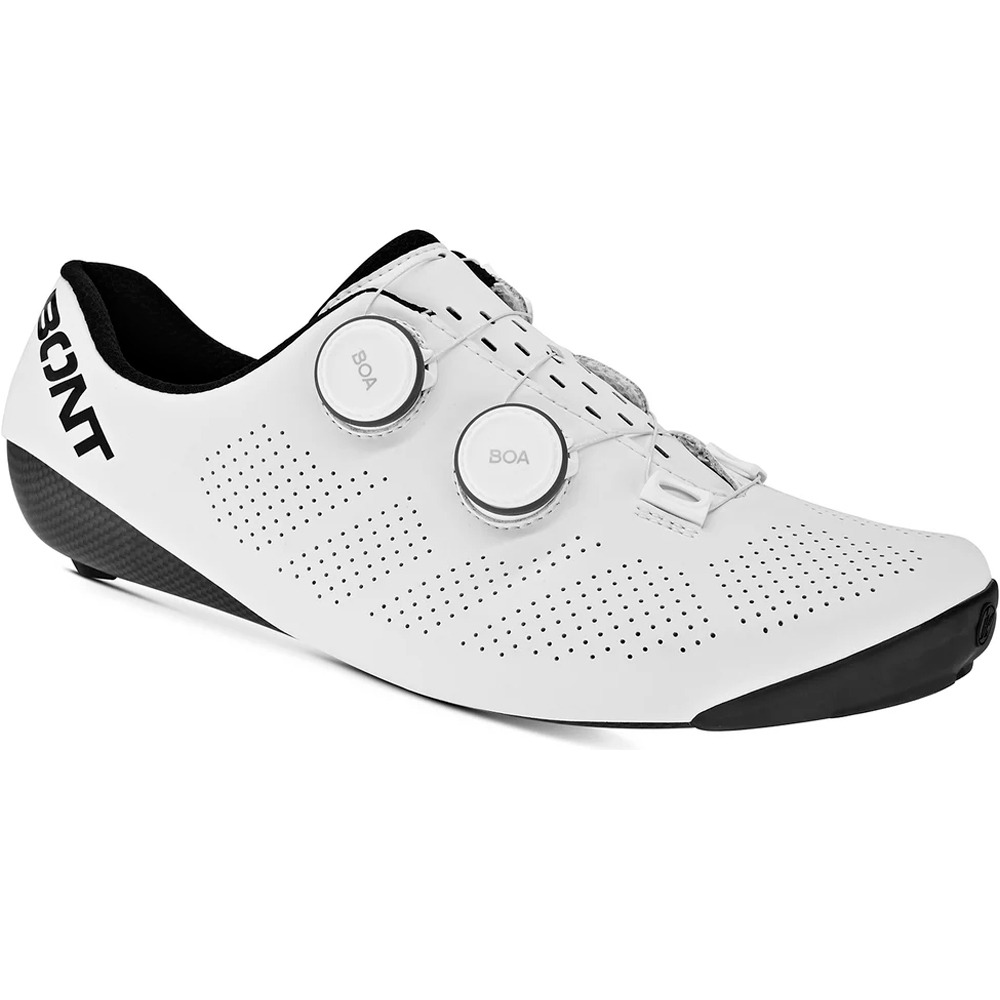 Bont zapatillas ciclismo carretera Riot+ BLANCO lateral interior