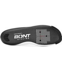 Bont zapatillas ciclismo carretera Riot+ BLANCO vista superior