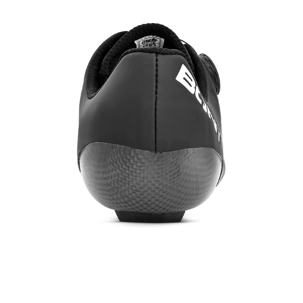 Bont zapatillas ciclismo carretera Riot+ NEGRO vista trasera