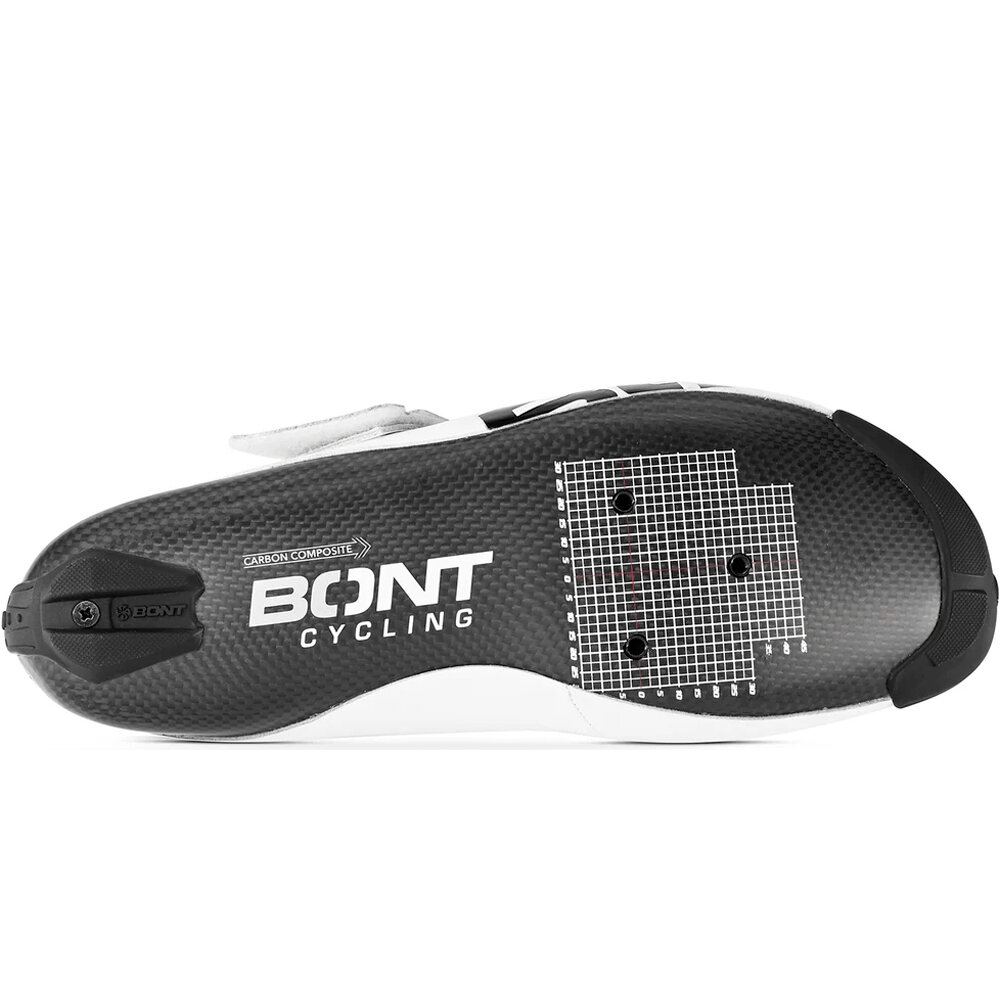 Bont zapatillas ciclismo carretera Riot TR+ 26 BLANCO vista superior