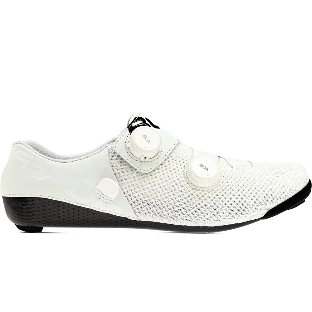 Bont zapatillas ciclismo carretera Vaypor Knit wide BLANCO lateral exterior