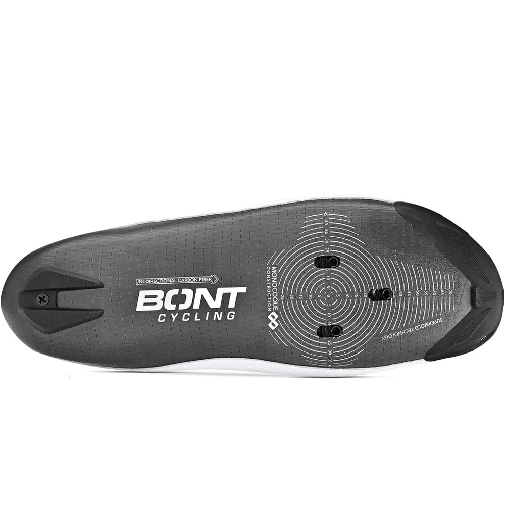Bont zapatillas ciclismo carretera Vaypor S Li2 BLANCO vista superior