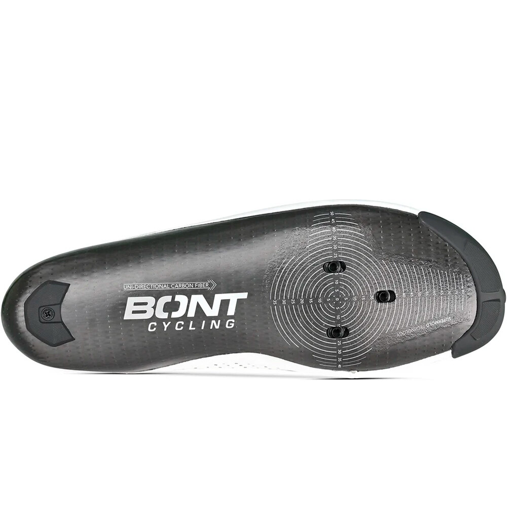 Bont zapatillas ciclismo carretera Vaypor SL BLANCO vista superior