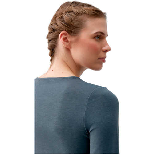 Born Living Yoga camisetas fitness mujer Amani AZUL