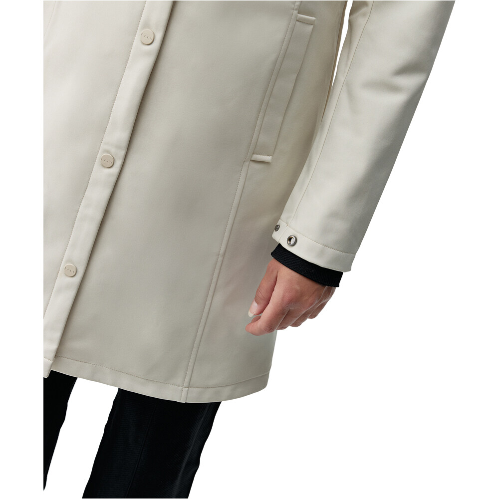 Born Living Yoga chaquetas mujer TRENCH MARRON 03
