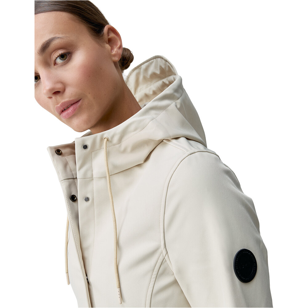 Born Living Yoga chaquetas mujer TRENCH MARRON vista detalle