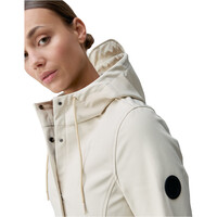 Born Living Yoga chaquetas mujer TRENCH MARRON vista detalle