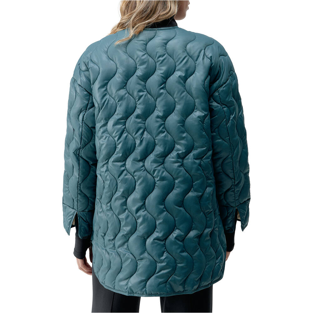 Born Living Yoga chaquetas mujer YASU AZUL vista trasera