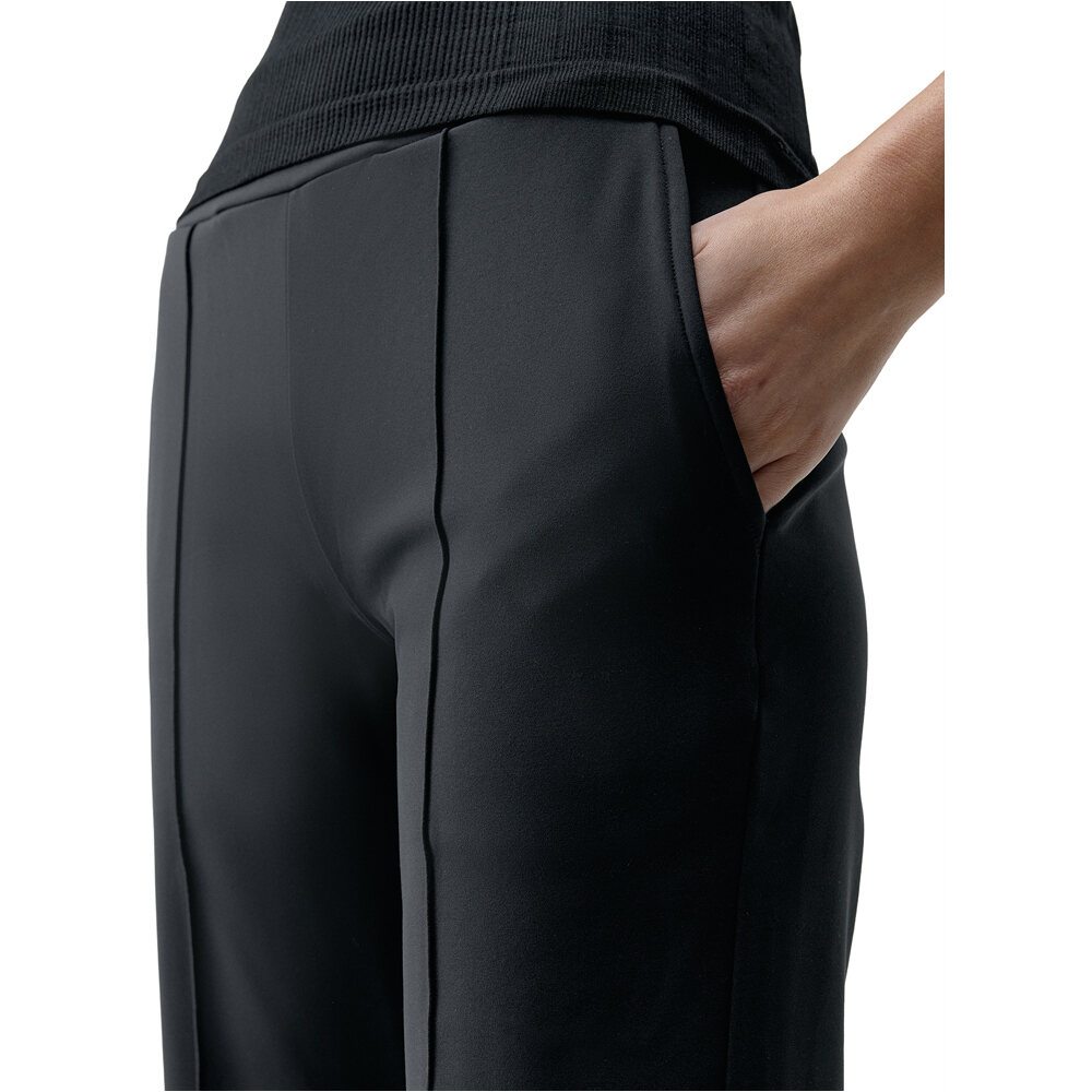 Born Living Yoga Pantalon Largo Yoga LEYA NEGRO vista detalle