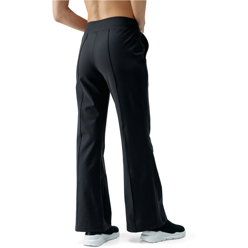 Born Living Yoga Pantalon Largo Yoga LEYA NEGRO vista trasera
