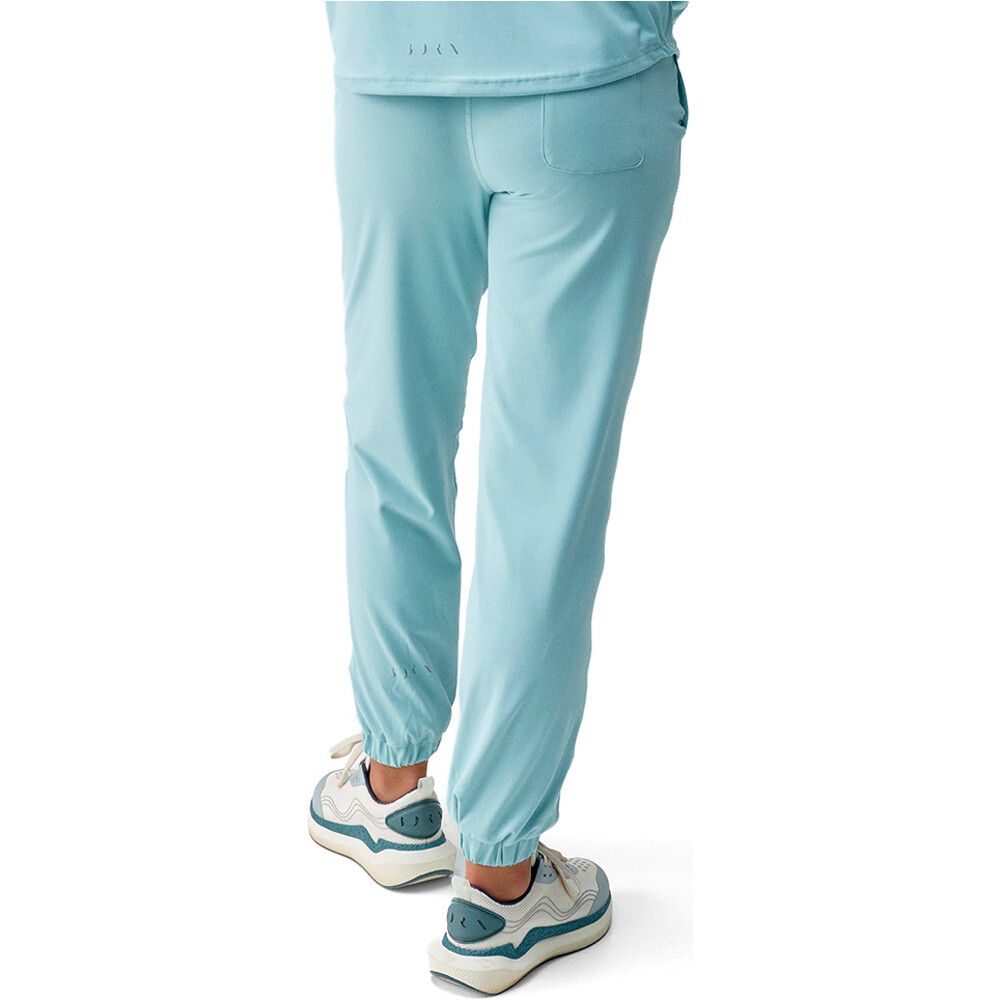 Born Living Yoga pantalón mujer CAMILLE AZUL vista trasera