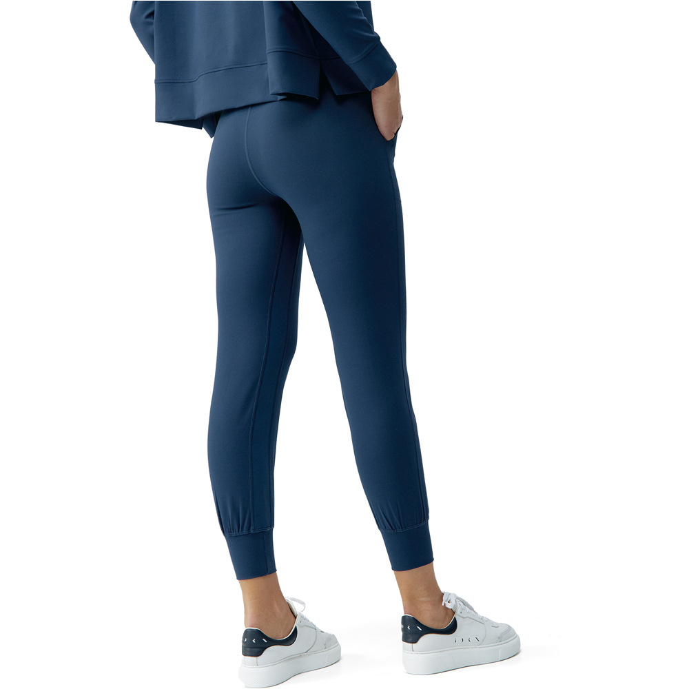 Born Living Yoga pantalón mujer DABA AZUL vista trasera