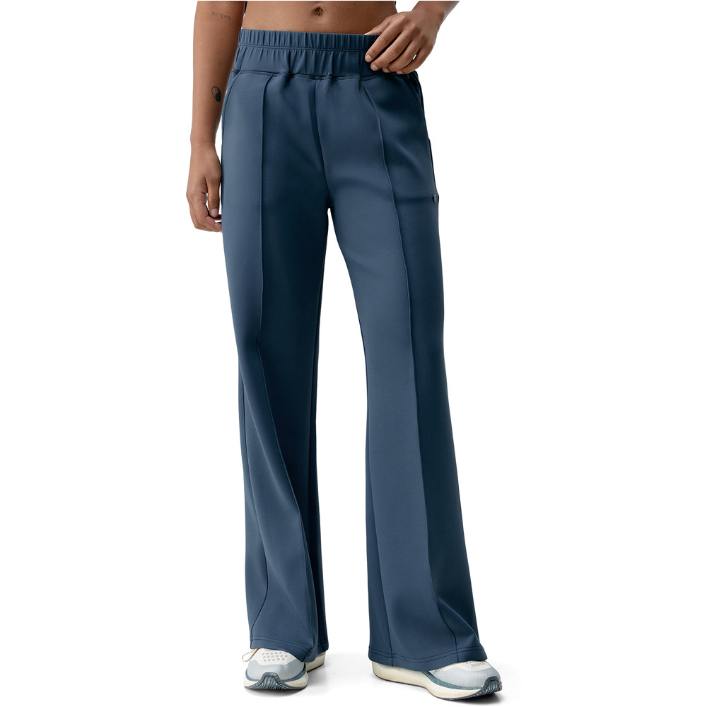 Born Living Yoga pantalón mujer INIYA AZUL vista frontal