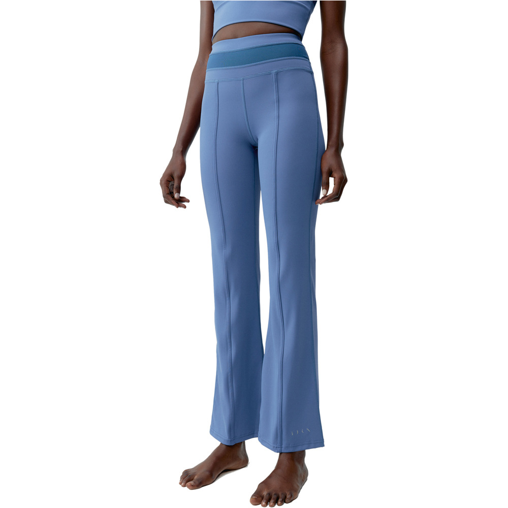 Born Living Yoga pantalón mujer MAEVA AZUL vista frontal