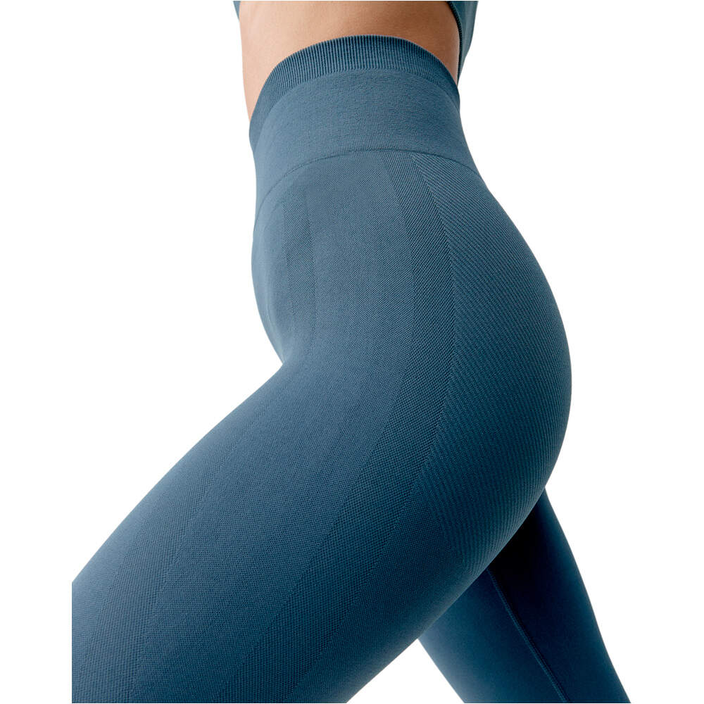 Born Living Yoga pantalones y mallas largas fitness mujer Nina GRIS vista detalle
