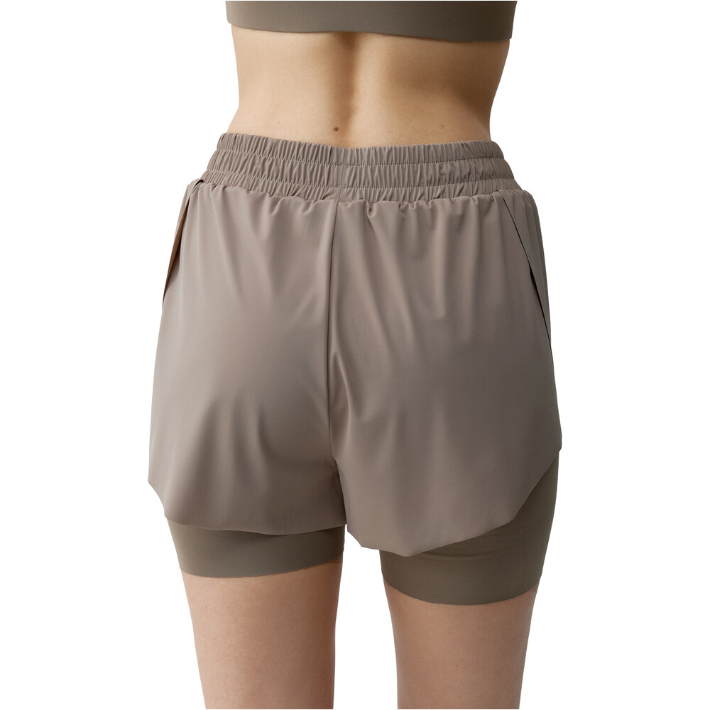 Born Living Yoga pantalones yoga BIKILA MARRON vista trasera