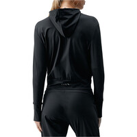 Born Living Yoga sudadera mujer AIRLA NEGRO vista trasera
