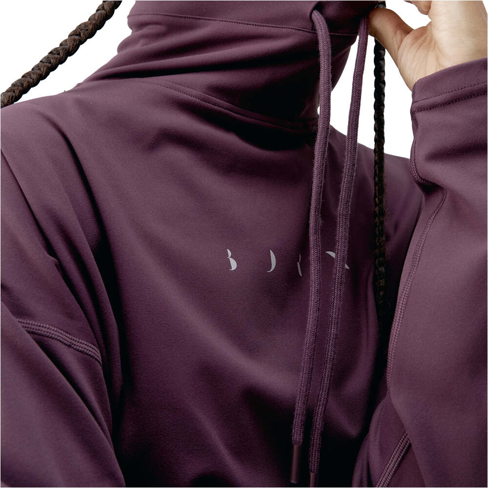 Born Living Yoga sudadera mujer CAMILLE ROJO vista detalle