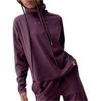 Born Living Yoga sudadera mujer CAMILLE ROJO vista frontal