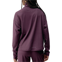 Born Living Yoga sudadera mujer CAMILLE ROJO vista trasera