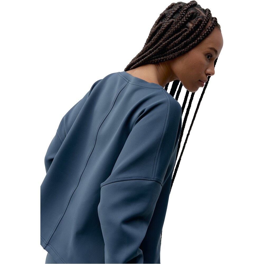 Born Living Yoga sudadera mujer INIYA AZUL vista detalle