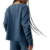 Born Living Yoga sudadera mujer INIYA AZUL vista trasera