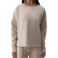 Born Living Yoga sudadera mujer INIYA MARRON vista frontal