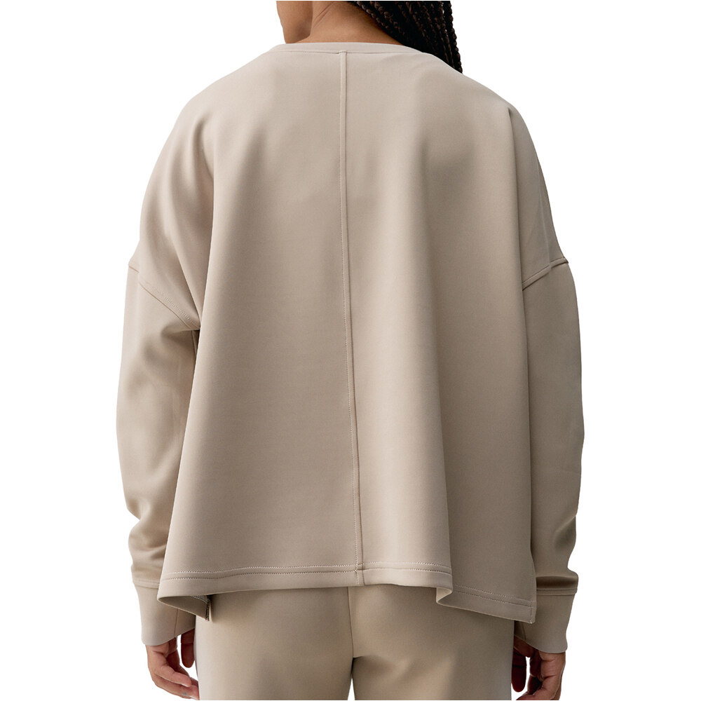 Born Living Yoga sudadera mujer INIYA MARRON vista trasera