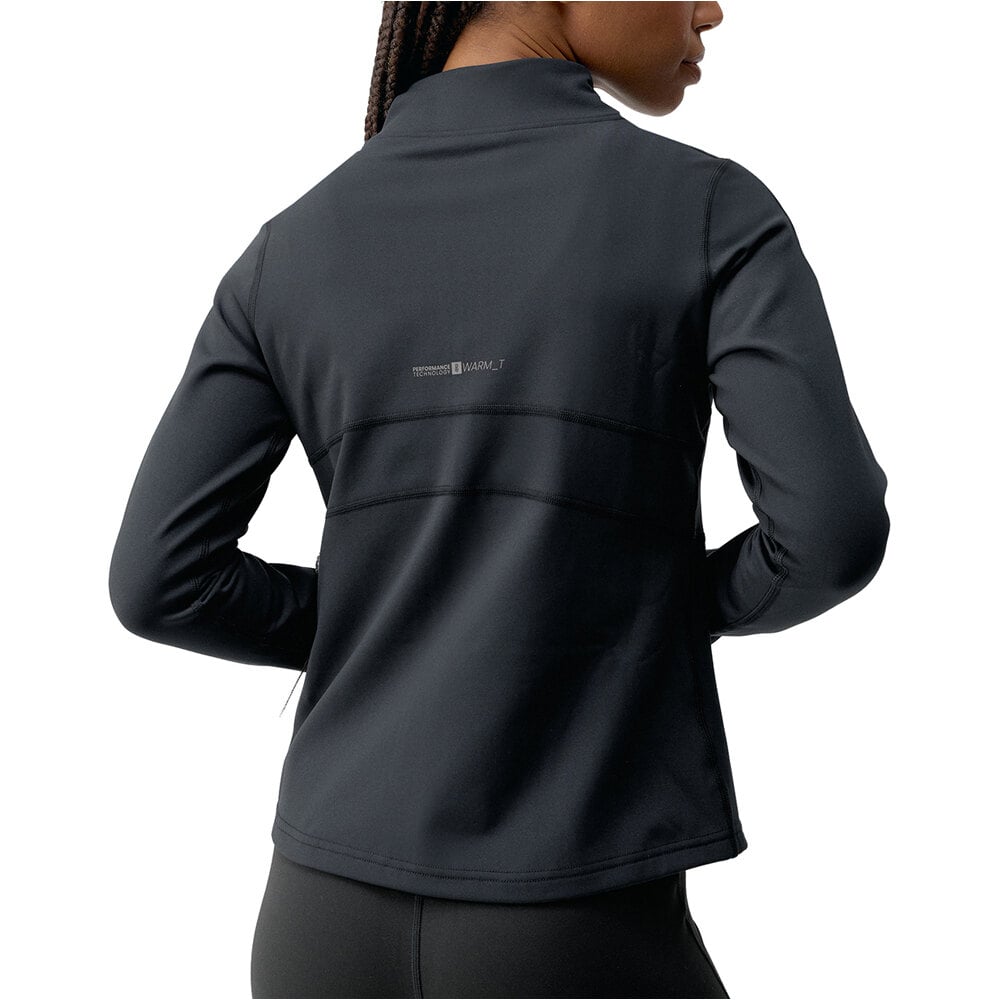 Born Living Yoga sudaderas deportivas mujer LEYA NEGRO vista trasera