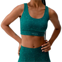 Born Living Yoga Sujetador Yoga ORGANIC VERDE vista frontal
