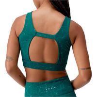 Born Living Yoga Sujetador Yoga ORGANIC VERDE vista trasera